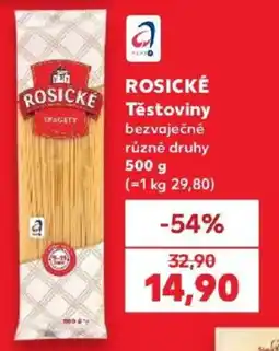 Kaufland Rosické těstoviny nabídka