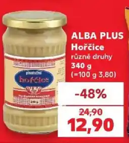 Kaufland Alba Plus Hořčice nabídka