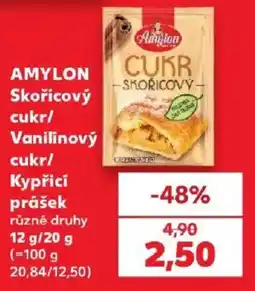 Kaufland Amylon skořicový cukr nabídka