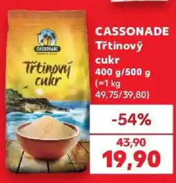 Kaufland Cassonade třtinový cukr nabídka