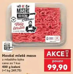 Kaufland Mistri od Fochu hovězí mleté maso nabídka