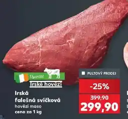 Kaufland Irske hovezi irska falešna svíčková hovězí maso nabídka