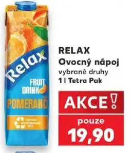Kaufland Relax ovocný nápoj nabídka