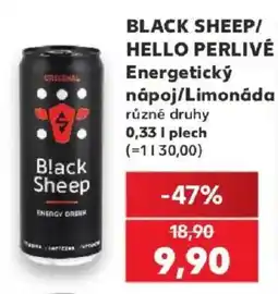 Kaufland Black Sheep energetický nápoj nabídka