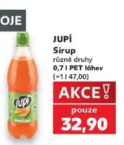 Kaufland Jupi Sirup různé druhy nabídka