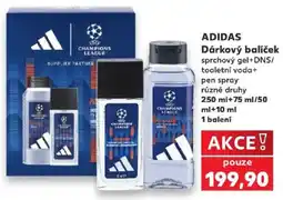 Kaufland Adidas dárkový balíček nabídka