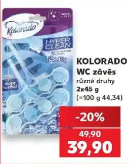 Kaufland Kolorado wc závěs nabídka