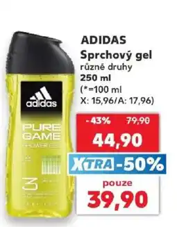 Kaufland adidas sprchový gel nabídka