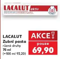 Kaufland Lacalut zubní pasta nabídka