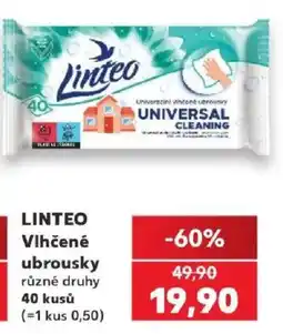 Kaufland Linteo vlhčené ubrousky nabídka