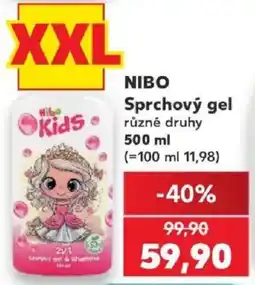 Kaufland Nibo sprchový gel nabídka