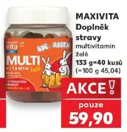 Kaufland Maxivita multivitamin želé nabídka