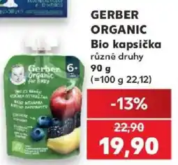 Kaufland Gerber organic bio kapsička nabídka