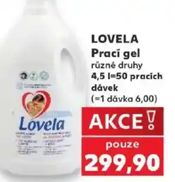 Kaufland Lovela prací gel nabídka