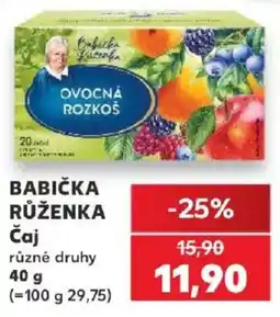 Kaufland Babička růženka ovocná rozkoš nabídka