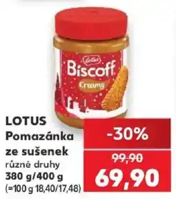 Kaufland Lotus pomazánka ze sušenek nabídka