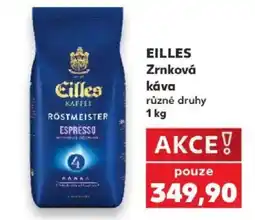 Kaufland Eilles zrnková káva nabídka