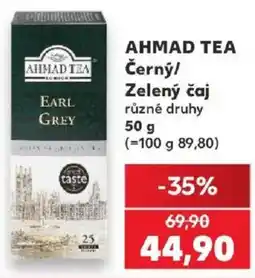 Kaufland Ahmad Tea Earl Grey nabídka