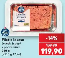 Kaufland Blue Bay filet z lososa česnek & pepř nabídka