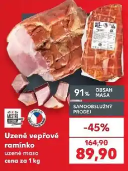Kaufland Uzené vepřové ramínko nabídka