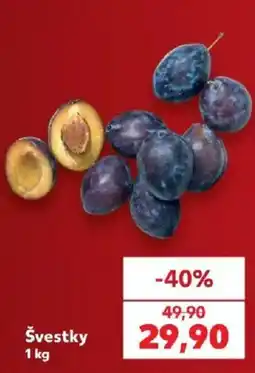 Kaufland Švestky nabídka