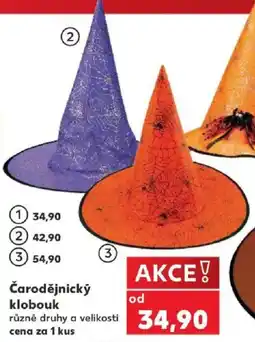 Kaufland Čarodějnický klobouk nabídka