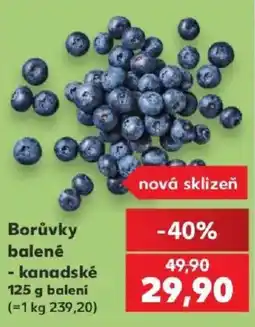 Kaufland Borůvky kanadské nabídka