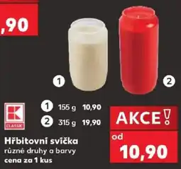 Kaufland K Classic Hřbitovní svíčka nabídka