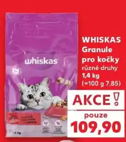 Kaufland Whiskas Granule pro kočky nabídka