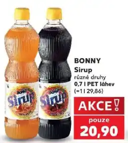 Kaufland Bonny sirup nabídka