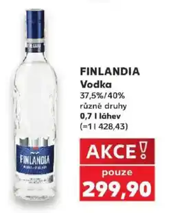 Kaufland Finlandia Vodka nabídka