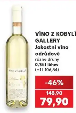 Kaufland Gallery vino z kobyli nabídka