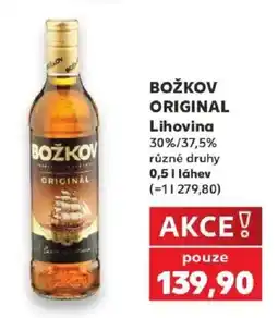 Kaufland Božkov original nabídka