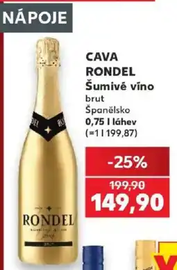 Kaufland Cava Rondel nabídka