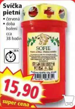 Norma Sofie svíčka pietní nabídka