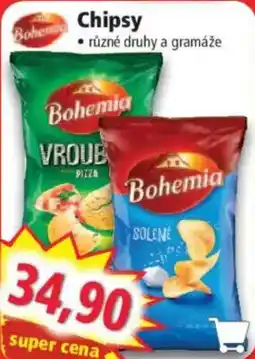 Norma Bohemia chipsy nabídka