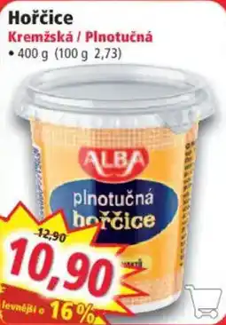 Norma Alba plnotučná hořčice nabídka