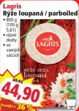 Norma Lagris ryže loupaná / parboiled nabídka