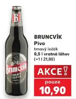 Kaufland Bruncvik tmavý ležák nabídka