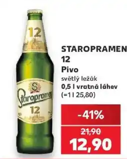 Kaufland Staropramen 12 nabídka