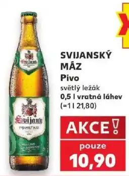 Kaufland Svijanský Máž Pivo nabídka