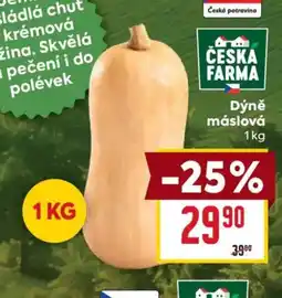 Billa Česká farma dýně máslová nabídka