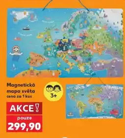 Kaufland Magnetická mapa světa nabídka