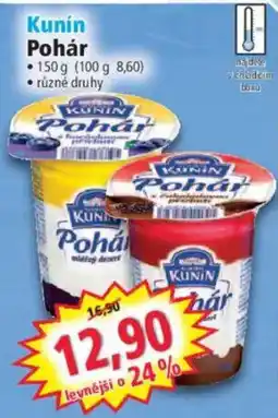 Norma Kunin Pohár nabídka