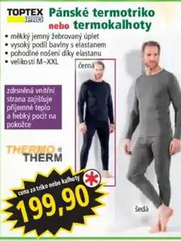 Norma TopTex Pro pánské termotriko nebo termokalhoty nabídka