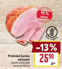 Billa Pražská šunka od kosti nabídka