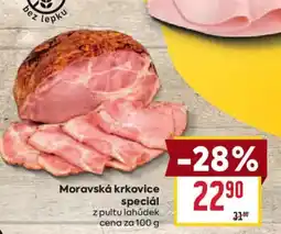 Billa Moravská krkovice speciál nabídka