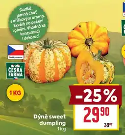 Billa Česká Farma Dýně sweet dumpling nabídka