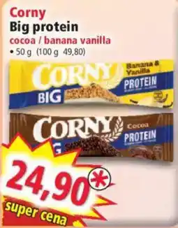 Norma Corny big protein cocoa / banana vanilla nabídka