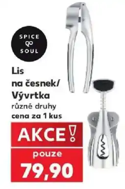 Kaufland Spice Soul Lis na česnek/ Vývrtka nabídka